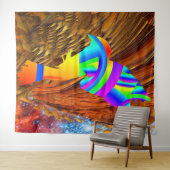 Star Bird Tapestry Wandkleed (In Situ (horizontaal))
