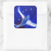 Star Bird Vierkante Sticker (Tas)