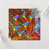 Star Birds Kaart (Voorkant / Achterkant in situ)