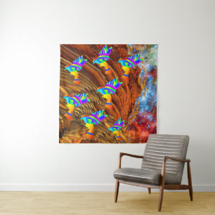 Star Birds Tapestry Wandkleed