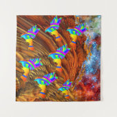 Star Birds Tapestry Wandkleed (Voorkant)