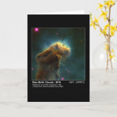 Star Birth Cloud M16 Hubble Telescope Foto Kaart (Gele Bloem)