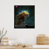 Star Birth Cloud M16 Hubble Telescope Foto Poster (Keuken)