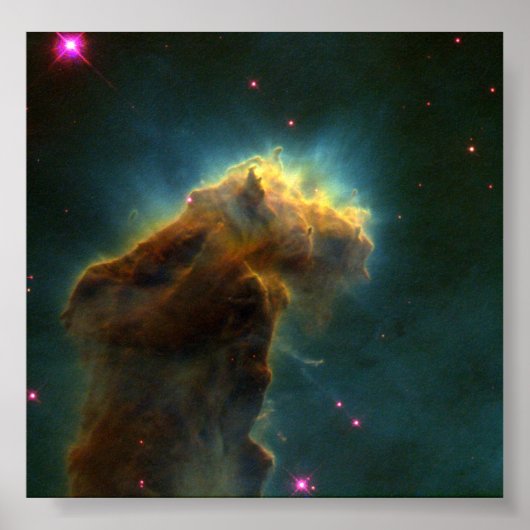 Star-Birth Clouds in M16- Stellar Eggs komen uit Poster (Voorkant)