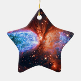 Star Birth in Constellation Cygnus, The Swan Keramisch Ornament