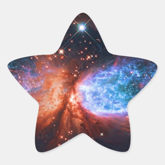 Star Birth in Constellation Cygnus, The Swan Ster Sticker (Voorkant)