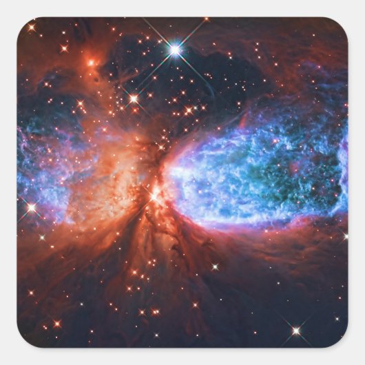 Star Birth in Constellation Cygnus, The Swan Vierkante Sticker (Voorkant)