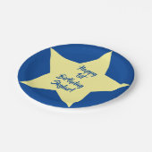 Star Birthday Party Papieren Bordje (Gekanteld)