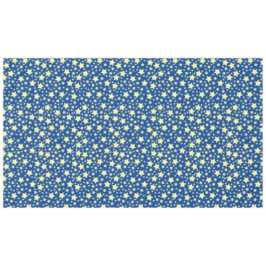 Star Birthday Party Tafelkleed (Voorkant (Horizontaal))