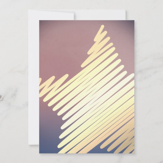 Star Birthday Uitnodiging (Achterkant)