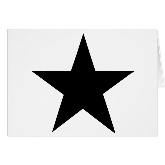 Star Black The MUSEUM Zazzle Gifts (Voorkant Horizontaal)
