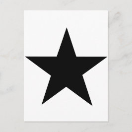 Star Black The MUSEUM Zazzle Gifts Briefkaart