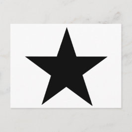Star Black The MUSEUM Zazzle Gifts Briefkaart