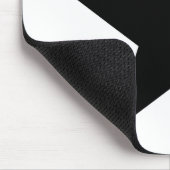 Star Black The MUSEUM Zazzle Gifts Muismat (Hoek)