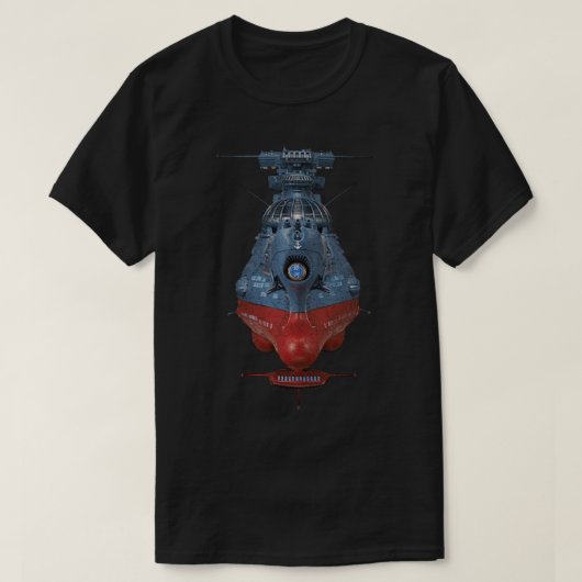 Star Blazers - Ginga - slagschip - Yamato - Distr T-shirt (Design voorkant)
