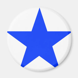 Star Blue The MUSEUM Zazzle Gifts Magneet