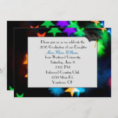 Star Bokeh Afstuderen Kaart (Voorkant / Achterkant)