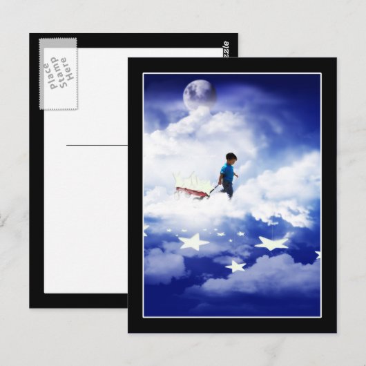 Star Boy Briefkaart (Voorkant / Achterkant)