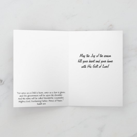 Star Bright Feestdagen Kaart (Binnen)