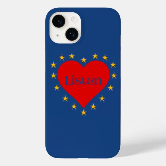 Star Bright iPhone-hoesje in blauw Case-Mate iPhone Case (Achterkant)
