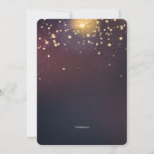 Star Bright Nieuwjaar Party uitnodiging (Achterkant)