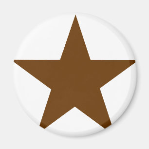 Star Brown the MUSEUM Zazzle Gifts Magneet
