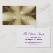 Star Brown White Robuuste designkleuren Visitekaartje (Voorkant / Achterkant)