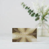 Star Brown White Robuuste designkleuren Visitekaartje (Staand voorkant)