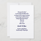 Star bruiloft uitnodiging (Achterkant)