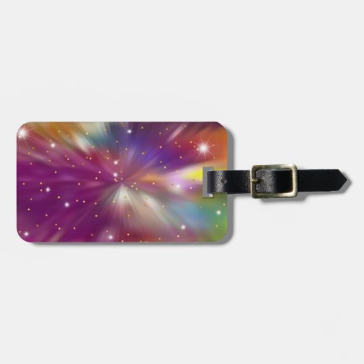 Star Burst Bagagelabel (Voorkant horizontaal)