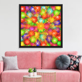 Star Burst Canvas Afdruk (Insitu (Woonkamer))