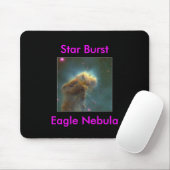 Star Burst Eagle Nebula Mousepad Muismat (Met muis)