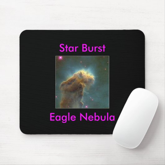 Star Burst Eagle Nebula Mousepad Muismat (Met muis)