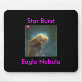 Star Burst Eagle Nebula Mousepad Muismat (Voorkant)