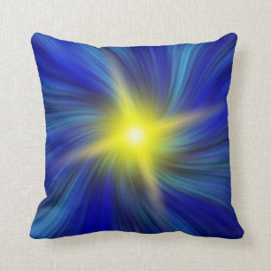 Star Burst in Blue Vortex Sierkussen