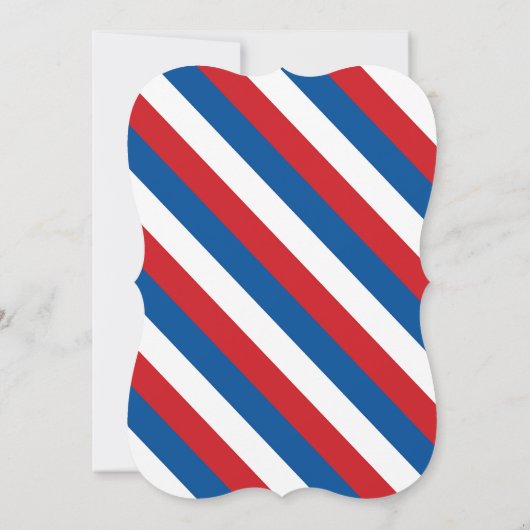 Star Bursts Fireworks Vierde van juli Uitnodiging (Achterkant)