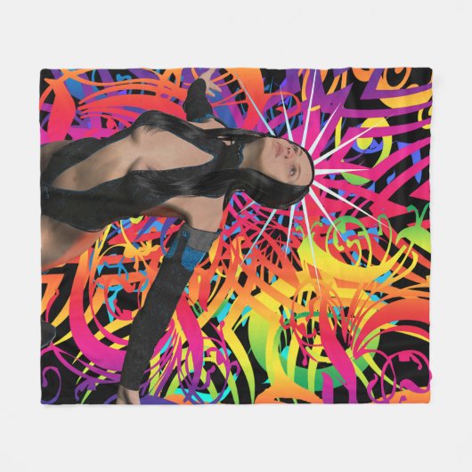 Star Butterfly Fleece Blanket (Voorkant (Horizontaal))