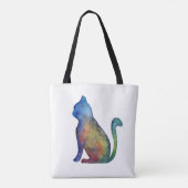 Star Cat Custom All-Over-Print Canvas tas (Achterkant)