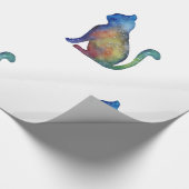 Star Cat Glossy Wrapping Papier, 30 in x 6 ft Cadeaupapier (Hoek)