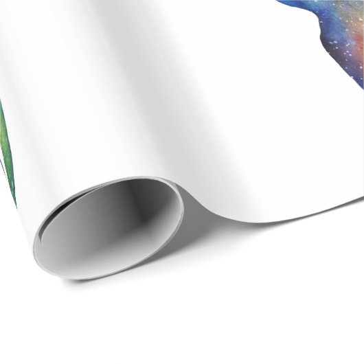 Star Cat Glossy Wrapping Papier, 30 in x 6 ft Cadeaupapier (Rol Hoek)