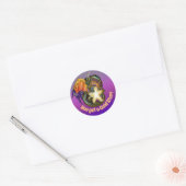 Star Catcher Ggloed Star Dragon Ronde Sticker (Envelop)