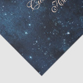 Star Celestial Galaxy Waterverf Aangepaste bruilof Tissuepapier (Detail)