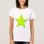Star - Chartreuse T-shirt (Voorkant)