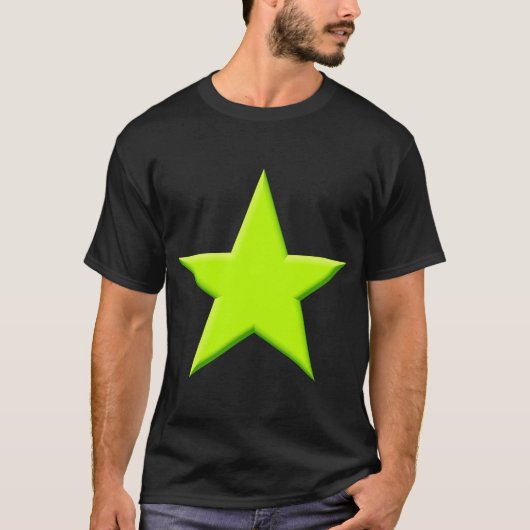 Star - Chartreuse T-shirt (Voorkant)