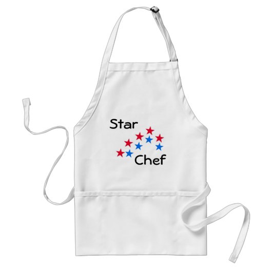 Star Chef Apron Standaard Schort (Voorkant)
