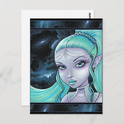Star Child Celestial Fairy Asteria Briefkaart (Voorkant / Achterkant)