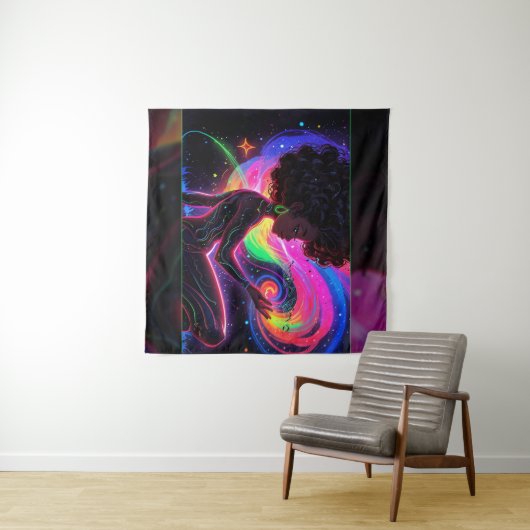 Star Child Tapestry Wandkleed (In Situ (horizontaal))