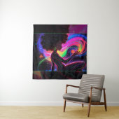 Star Child Tapestry Wandkleed (In situ)