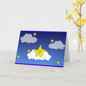 Star Child-Wenskaart Kaart (Gele Bloem)