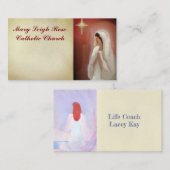 Star Christelijk Light Cross visitekaartje (Voorkant / Achterkant)